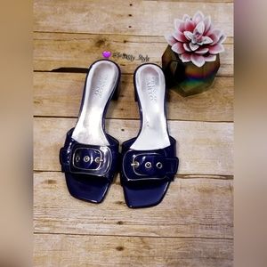 Franco Sarto Open Toe Mules